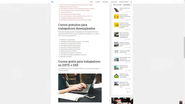 ¡Fórmate en Contabilidad y Fiscalidad con el Curso SEPE!