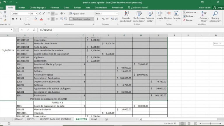 Optimiza tu contabilidad agrícola con Excel: Consejos clave