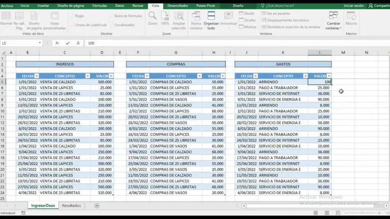 Descarga gratis tablas de contabilidad en Excel para llevar tu negocio al siguiente nivel