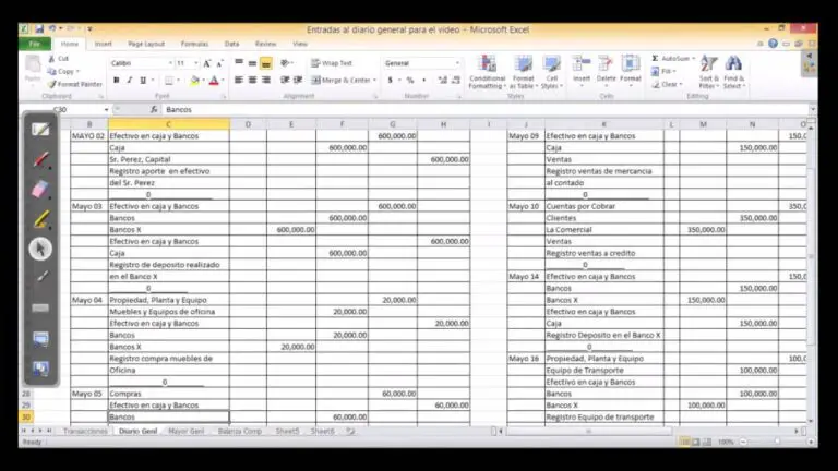 Ejemplos de Contabilidad en Diarios Generales: Aprende con Casos Reales