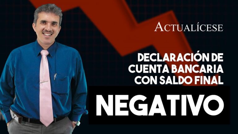 ¡Alerta! Descubre cómo evitar el saldo negativo en la contabilidad de tu banco