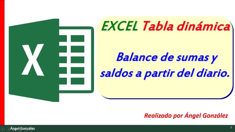 Asegura una contabilidad precisa con Excel y el balance de saldos