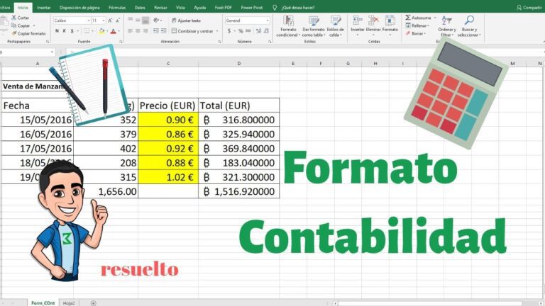 Descubre el potencial de la contabilidad en Excel: formato imprescindible en tu negocio