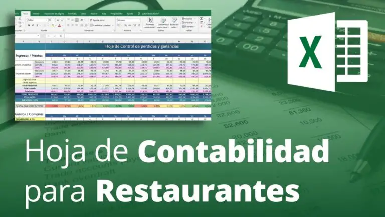 Optimiza tus finanzas: Aprende Contabilidad para Restaurantes con Excel